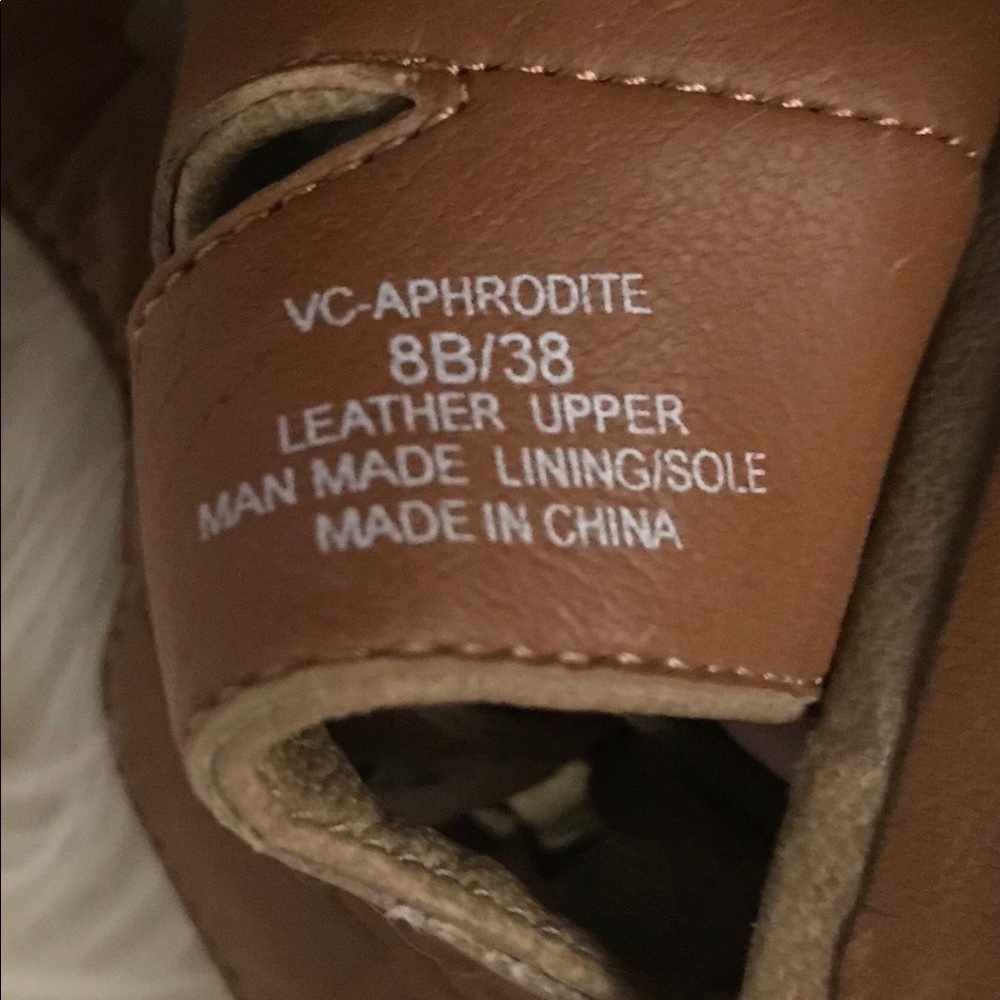 vince camuto tan heels